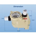 353010 Volute Assembly W/housing Compatible Pentair Superflo Pool Pump. Fixed Price $106.79.
