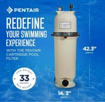 Pentair Clean And Clear CC200 Sqft Cartridge Filter 150 Gpm. Long-lasting. Fixed Price $1069.00.