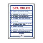 Pentair Rainbow R230300 18" X 24" Spa Rules Pool Sign. Fixed Price $33.28.