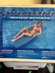 Swimline Sofskin Floating Mattress 1.5" Thick Foam Pool Lounge Pad Blue. Fixed Price $99.99.