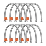Vevor Faucet Supply Line Connector 16 Length 10 Pcs Braided Stainless Steel. Fixed Price $21.99.