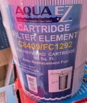 Aqua Ez Pool Filter C8409 / FC1292 New Open Plastic Lot Of One. Fixed Price $59.99.