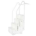 Pool Stair Ladder With 4 Steps 2 Handrails For Above Ground Swimming. Fixed Price $187.99.
