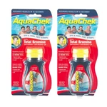 Aquachek 521253-02 Red Total Bromine Test Strips For Swimming 2-PACK, Yellow. Fixed Price $37.35.