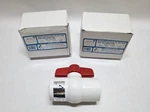 American Granby HMIP125SE 1/4 In 1.25 Slip Sch 80 Pvc Ball Valve (lot Of 2). Fixed Price $24.00.