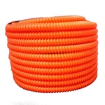 2" 100' Orange, Flexible Pvc Non-split Corrugated Tubing, Wire Loom Uv Rated. Fixed Price $229.99.