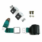 2PT Aqua Retractable Airplane Buckle Lap Seat Belt W/ Anchor Hardware Saftboy. Fixed Price $99.94.