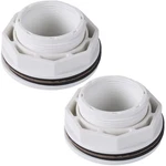Tongass (2-PACK) 1/2" Above Ground Pool Inlet Return Fitting SP1023, White. Fixed Price $27.34.