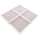 Drain Grate, 4-12" Sq, W/ 24" Frame, Anit Entrap, White. Fixed Price $992.88.