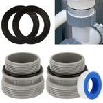 2PCS For Intex Pool Hose Adapter Conversion Kit 40MM To 1-1/2 Inch Connection. Fixed Price $10.57.