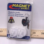 (2-PK) Master Magnetics Hook Metal Enamel Paint White 9LB 1.5" 07290. Fixed Price $5.59.