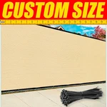 Colourtree Beige 6' Tall Fence Privacy Wind Screen Mesh Cover Custom Sizes. Fixed Price $328.39.