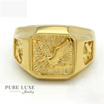 Men's Stainless Steel Gold Plated,eagle Rings Size 8 9 10,11,12 13 Box,discount. Fixed Price $16.99.