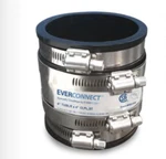 1-1/2"-6" Flexible Extra Strength Pvc Pipe Connector Coupling Steel Plumbing. Fixed Price $5.85.