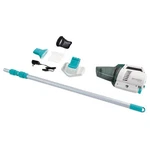 Intex ZR200 Rechargeable Cordless Telescoping Pool Vacuum With Brush Heads. Fixed Price $86.99.