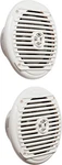 Jensen MS6007WR 6.5" Coaxial Waterproof Speaker White Pair 60WATTS Marine Boat. Fixed Price $72.02.