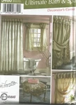 5480 Simplicity Sewing Pattern Uncut Bath Spa Window Cover Shower Curtain Chair. Fixed Price $12.99.