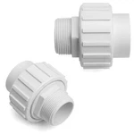 Xtremepowerus 2PC 1.5" Pvc Slip Union Socket Joint Adapter Fitting Pool Pump. Fixed Price $28.19.
