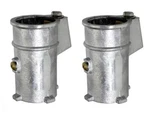 2-PACK 4" Swimming Pool Ladder Hand Rail Deck Anchors 1.90" Id Aluminum. Fixed Price $35.99.
