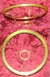 Best 10 Inch Solid Brass Ring Shade Holder / Aladdin Alladin Oil Kerosene Lamp. Fixed Price $29.95.