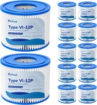 4-8-12 Pk Type Vi Hot Tub Filter For Lay-z-spa, Coleman Saluspa 90352E 58323. Fixed Price $24.69.