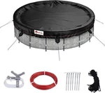 Winter Cover Fits 14', 15', 16' Above Ground Stock Tank Pools - Black. Fixed Price $69.95.