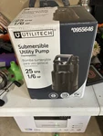 Utilitech 1/6-HP 115-VOLT Thermoplastic Submersible Utility Pump 25 Gpm. Fixed Price $36.99.