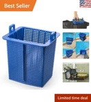 Quality Hayward Pump Basket With Handles, 1- 6" X 5.5". Fixed Price $26.99.