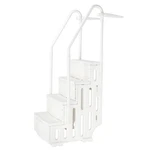 Ladder Heavy-duty 4 Safety Step For Above Ground Swimming Pools Stair Entry. Fixed Price $187.90.