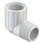 Spears 412-005 1/2 Pvc 90 Street Elbow Mptxfpt SCH40. Fixed Price $19.99.