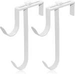 Uenhoy 2 Pack Double Fence Hooks For Pool-equipment, Adjustable White. Fixed Price $26.24.