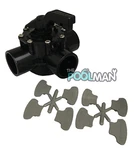Waterway Plastics 600-7200-CPVC Truseal 3-WAY Diverter Valve For 1 2". Fixed Price $54.23.