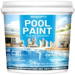 Pool Paint Ocean Blue 211OZ, Durability Water-based Acrylic Resin Concrete Po.... Fixed Price $100.15.