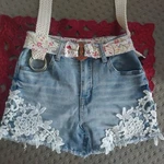 Denim Jeans Patch Up- Cycled Hand- Made Floral Boho Bag Final Reduction. Fixed Price $20.02.
