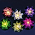 12 Pcs Waterproof Floating Lotus Light - Diwali 5 Inch Flower. Fixed Price $24.99.