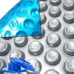Midwest Space Age Oval Swimming Pool Solar Blanket Cover W/ Grommets - 12 Mil. Fixed Price $129.99.