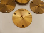 New Steel City P-60-1/2" 4" Bronze Brass Cover With Npt Hole Plug D2. Fixed Price $25.00.