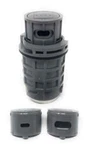 Blue Square Q360 Replacement Pop Up Head With Nozzles (gray) 011420GR-04. Fixed Price $68.95.