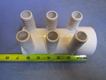 1 Magic Plastics Manifold, 3/4" Barb, Port, 2" Slip X Dead End 0367-20. New. Fixed Price $19.99.