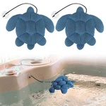 2X Hot Tub Scum Absorber Turtle Spa Oil Absorbing Sponge Pool Clean Machine Wash. Fixed Price $15.63.