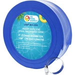 Heavy-duty 2" X 100' Blue Pool Backwash Hose With Clamp Efficient Drainage. Fixed Price $76.91.