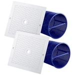 2 Pcs Basket Assembly Pool Skimmer Filter And Square Lid Cover With SP1.... Fixed Price $44.77.