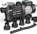 In/above Ground Pool Pump Self Primming High Flow,matta Grey. Fixed Price $379.08.