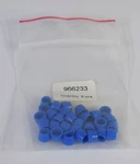 Lot Of 29 Each Beckman Coulter 966233 Blue Conical Tubing Gasket Fitting Ferrule. Fixed Price $59.00.
