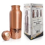 American Ayurveda 100% Pure Copper Water Bottle 600ML 20 Oz Joint Free, Leak .... Fixed Price $45.59.