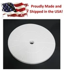 Pool Debris Deck Lid 9 1/8" Inch Skimmer Valve White Replacement. Fixed Price $12.99.