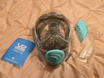 Wildhorn Outfitters Seaview 180 V2 Fullface Snorkel Mask, Medium - Used Once. Fixed Price $40.00.