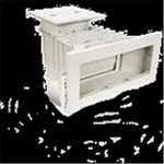 Waterway Plastics 2" Wide Mouth Vinyl Liner Ground Skimmer Sliper White. Fixed Price $26.98.