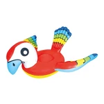 Northlight 87" Red And Blue Jumbo Parrot Ride-on Inflatable Swimming Pool Float. Fixed Price $88.19.