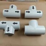 (lot Of 4) Spears 2-1/2" Pvci Slip X Tee 401-025 Schedule 40, D2466. Fixed Price $25.95.